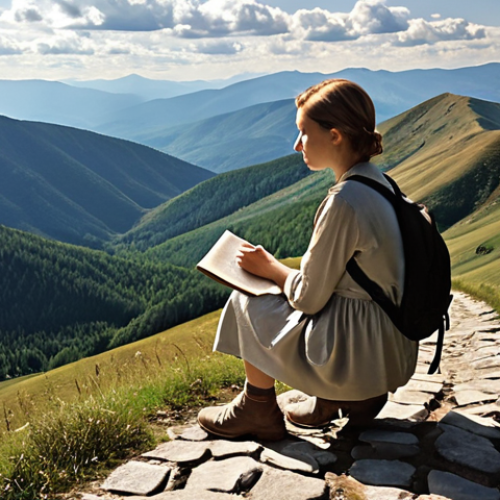 **Prompt 1: The Narrative Journey of Self-Discovery**
    "A solitary traveler on a winding mountain path, overlooking a breathtaking panoramic landscape (e.g., Polish Tatras or Bieszczady mountains). They are pausing to reflect, perhaps holding a weathered journal, symbolizing the act of 'writing their life story' and gaining a new perspective on their journey. The atmosphere is calm and introspective, with soft sunlight highlighting the expansive view, suggesting clarity and self-discovery. Focus on the feeling of agency and mental well-being derived from travel."