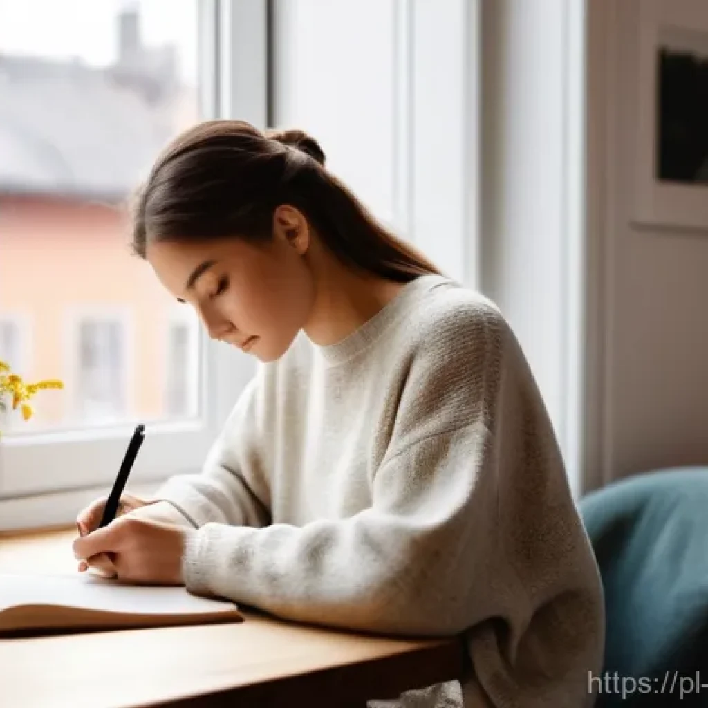 내러티브 건강법의 신체적 이점 - **Prompt:** A serene and focused young woman, dressed in comfortable, stylish loungewear (such as a ...