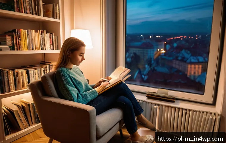 내러티브 건강법과 인지행동치료 비교 - A cozy, warmly lit therapy room in a modern Polish apartment, featuring a comfortable armchair and a...